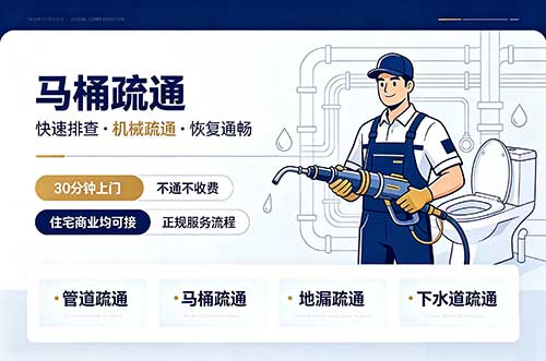 承德马桶疏通